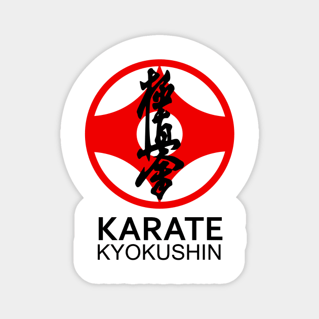 Karate Kyokushin Sticker by juyodesign